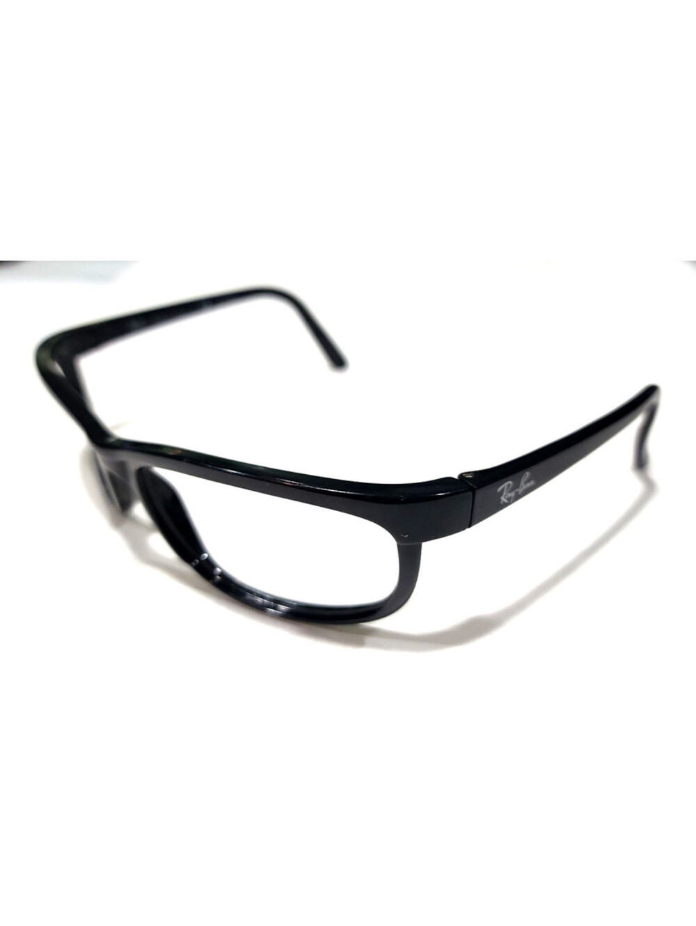 Ray Ban RB2027 601/82 Black Predator Wrap Sunglasses Frame Italy